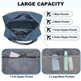 lifwimner For Spirit Airlines Personal Item Bag 18x14x8 in Underseat Carry-on Luggage foldable Travel Duffle Bag for Airplanes (30L, Navy)