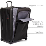 TUMI - Alpha Medium Trip Expandable 4-Wheeled Packing Case - Professional Travel Rolling Luggage - Black