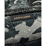 Under Armour Unisex-Adult Hustle 5.0 Backpack , Black (007)/Metallic Gold , One Size Fits All