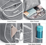 G4Free 12L/20L Small Hiking Backpack RFID Mini Rucksack Compact Multipurpose Daypacks for Men Women Camping Walking Daytrip Travel, Light Grey, 12l, Daypacks