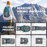 Seektop 20L Foldable Waterproof Hiking Backpack, Ultralight Small Lightweight Daypack Packable Backpack for Men Woman