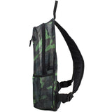 Eastsport Gym Mesh Backpack See Through Semi Transparent with Adjustable Straps for Work, Travel, Security, Swimming and Beach - Camo/Black
