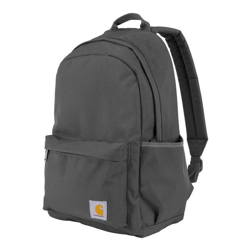Carhartt 21L Classic Laptop Backpack, Water-Resistant Pack W/ 15" Laptop Sleeve and Organizational Compartments, PFAS Free, Gravel