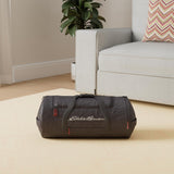 Eddie Bauer Stowaway Packable Duffel Bag | Travel | Foldable | Lightweight | Durable | Ripstop Polyester, 45L, Dark Smoke