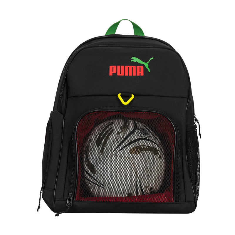 PUMA Pitch Ball Backpack, Black/Red, OS
