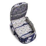 Vera Bradley Women's, Performance Twill Travel Backpack Travel Bag, Blooms and Branches Navy, One Size