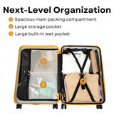 Ricardo Beverly Hills Cambria Hardside Luggage | Stylish Suitcase with Wheels for Effortless Travel, Expandable and Secure TSA-Locked Packing, 20-inch Carry-On, 22x14x9, Tortoise