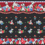 Vera Bradley Women's Disney Premium Cotton Original Drawstring Backpack, 101 Dalmatians, One Size