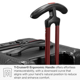 Traveler's Choice Maxporter II Polycarbonate Hardside Trunk with Spinner Wheels, Black, 31-Inch Trunk
