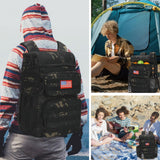 Tactical Backpack Cooler,Soft Lightweight Leakproof Cooler Backpack,Insulated Cooler Bag,Portable Soft Cooler Bag Waterproof for Beach, Travel, Camping, Picnic, Hiking