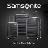 Samsonite Omni 2 28-Inch Large Checked Hardside Luggage with 360° Spinner Wheels - Scratch Resistant Hardshell - TSA Lock - Expandable Polycarbonate Shell for Lightweight Travel - Midnight Black