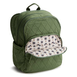 Vera Bradley Women's Performance Twill Large Bancroft Backpack, Bronze Green, One Size