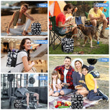 CtopxCone 12L Mini Tactical Military Backpack for Women Army Assault Pack Bag Small Rucksack with Bottle Holder Work Gym Bag - 12L Cow Print Backpack Mini Small Workout Pack