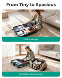 BAGSMART 83L Foldable Travel Bag, Large Duffle Bag for Travel, Duffel Luggage Bag for Sport College Camping, Water Resistant, Black