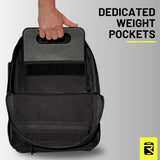 Ruckercise Rucking Backpack - Ridge 21L Rucksack, Engineered for Rucking, Ruck Pack, Weight Plate Backpack, Extra Padding for Running, Walking, Strength Training, Compatible with Yes4All Ruck Weight
