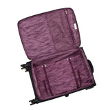 It Luggage Glimmering 28" Softside Checked 8 Wheel Expandable Spinner, Black