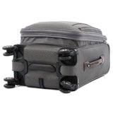 Travelpro Platinum Elite Softside Expandable Carry on Luggage, 8 Wheel Spinner Suitcase, USB Port, Laptop and Tablet Sleeves, Men and Women, Vintage Grey, Carry On 20-Inch