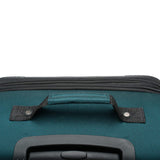 U.S. Traveler Aviron Bay Expandable Softside Luggage with Spinner Wheels, Teal, Carry-on 23-Inch