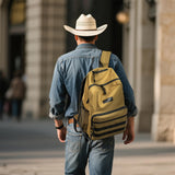 Wrangler Backpack for Men and Women, Casual Daypack for Travel, Work School, Laptop Backpack with Notebook Sleeve