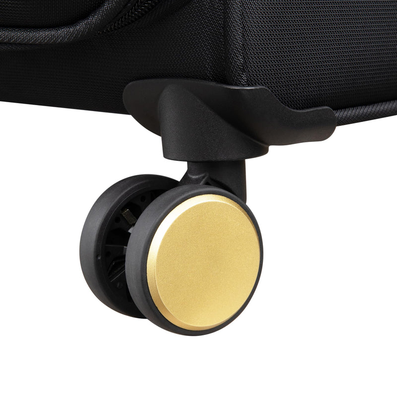 It Luggage Glimmering 32" Softside Checked 8 Wheel Expandable Spinner, Black