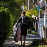 Ho Stevie! Waterproof Surf Backpack - Heavy Duty with Laptop Sleeve - Roll Top Closure Keeps Your Gear Dry In Bag - 25L
