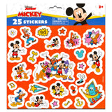 Mickey Mouse Clear Backpack for Boys 8-12 - Mickey Backpack for Boys 16 Inch Bundle with Stickers, More | Transparent Disney Mouse School Bag for Kids School Supplies