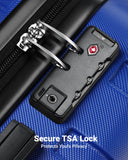 Suitour Luggage Sets 4 piece,Hardshell Lightweight Suitcase Sets with Spinner TSA Lock for Travel Business (16"/20"/24"/28")