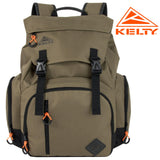 Kelty Hiking Backpacks 23 L Canvas Travel Laptop Backpack for Men Women, 18" Business Work Rucksack College Computer Bag (Olive Travel Pack)