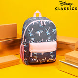 Disney Stitch Backpack for Girls Teens School Bag Kids Book Bag School Supplies Gifts (Navy/Pink)
