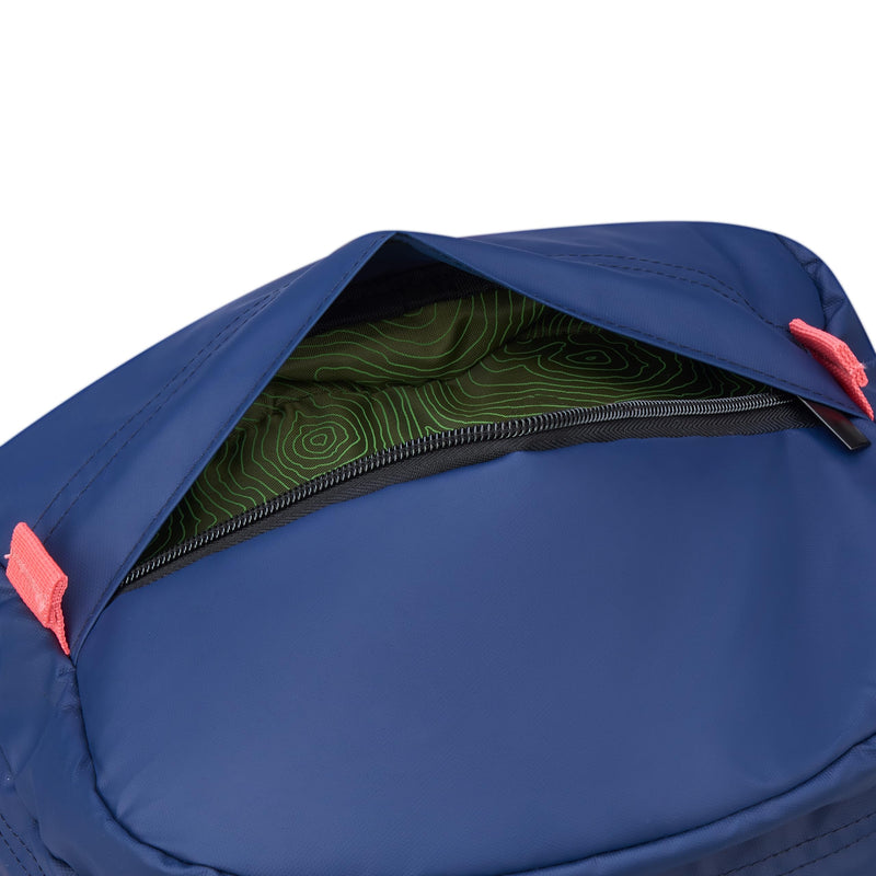 Jeep JS013C Cylindrical Laptop Travel Backpack, Navy