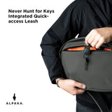 ALPAKA Metro Backpack,12L Small Work Backpack - Fits Most 14" Laptops, Soft-touch fleece-lined Sleeve, Weatherproof YKK Zipper Laptop Bag