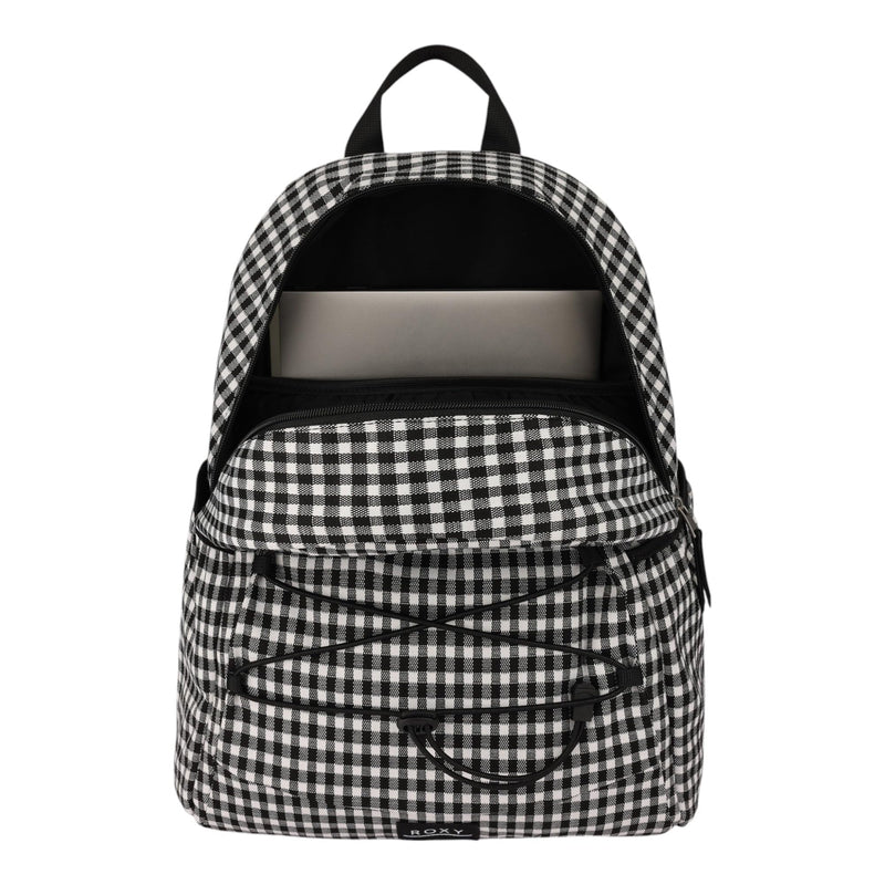 Roxy Urban Party Backpack | Travel | Vacation | Everyday Carry | 17" Laptop Sleeve | Side Bottle Pocket | 15.5L Capacity | Padded Straps - Anthracite