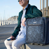 Ricardo Avalon 28L Underseat Carry On Luggage – Sustainable Travel Bag, Compact Suitcase with Wheels, Travel Essentials for Short Trips, Fits Under Seat, 16-inch, Serengeti Night