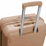 Traveler's Choice Pagosa Hardshell Expandable Luggage with Spinner Wheels, Latte Beige, 26-Inch Medium