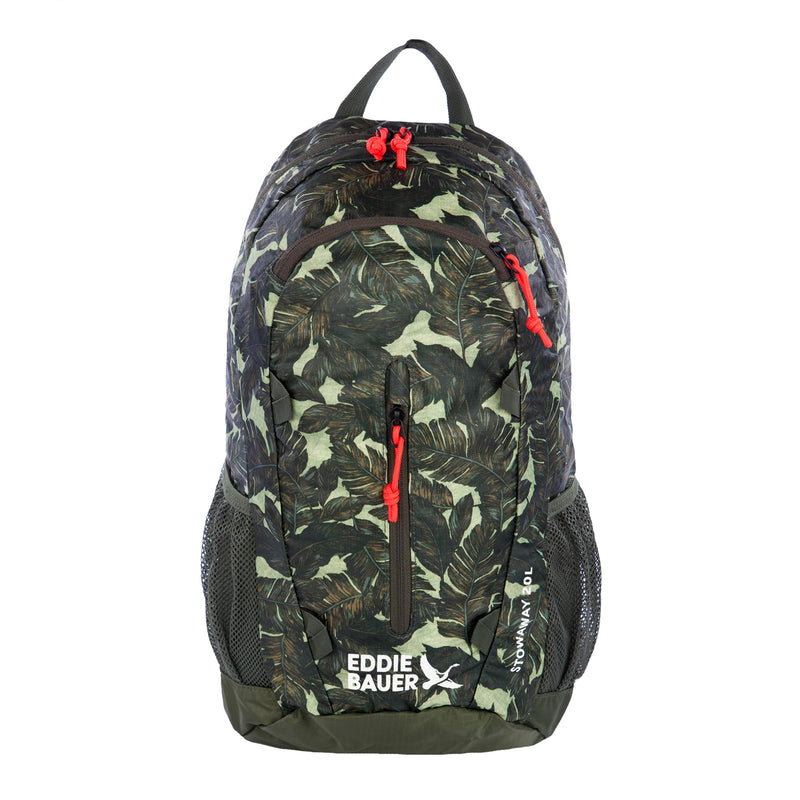 Eddie Bauer Stowaway Packable Backpack | Travel | Outdoor | Lightweight | Foldable | Durable | Ripstop Polyester | 20L - Dark Loden