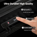 Rosamo 3 piece Luggage Set Expandable Suitcase 22x14x9 Airline Approved Carry on, Front Opening ABS Hard Case Suitcases with Spinner Wheels, TSA Lock