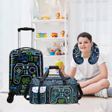Inprof Kid’s Luggage Set 3 Piece Suitcase Set 16’’ Hardside Luggage with Spinner Wheels Girls Boys Carry on Toddler Travel Rolling Suitcase Airline Approved
