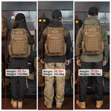 Mardingtop 30L Molle Military Backpack, Tactical Backpack for Men, Cordura Backpack for Hiking,Camping,Trekking