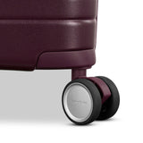 Virtuosa Hardside 21 Inch Carry On Luggage - Airline Approved with 360° Spinner Wheels, RightHeight™ Adjustable Handle - Zippered WetPak™ - TSA Lock - Expandable Light Polycarbonate Shell - Merlot