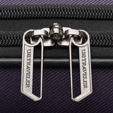 U.S. Traveler Aviron Bay Expandable Softside Luggage with Spinner Wheels, Purple, 3-Piece Set