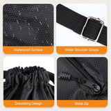 Dntorx Drawstring Backpack, Gym Bag with Water Bottle Pocket, Drawstring Sackpack, Waterproof String Backpack for Soccer, Basketball, Swim for Women Men