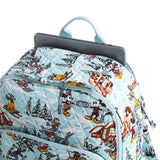 Vera Bradley Women's Disney Premium Cotton Bancroft Backpack, Ski Weekend Mickey and Friends, One Size