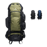 Teton 75L Explorer Internal Frame Backpack for Hiking, Camping, Backpacking, Rain Cover Included, Olive