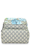 Gucci, Pre-Loved GG Blooms Supreme Canvas Backpack Small, Blue