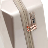 kensie Women's Gemstone Luggage Set, Rose Gold, 2 Piece Set (28"/20")