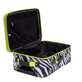 Rockland Fashion Softside Upright Luggage Set, Expandable, Lime Zebra, 2-Piece (14/19)