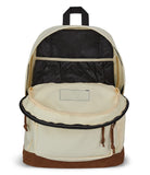 JanSport Right Pack Backpack - Durable Daypack with Padded 15" Laptop Sleeve, Spacious Main Compartment & Integrated Water Bottle Pocket - Coconut