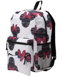 Fast Forward Disney Minnie Mouse Kids Backpack for School - 16" Girls Backpack Bookbag for Preschool Kindergarten Elementary, Size One Size, Minnie White