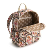 Vera Bradley Women's Premium Cotton Small Banbury Backpack, Blooming Paisley, One Size