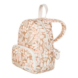 Roxy Women's Always Core Backpack | Travel | Everyday Carry | Beach | Polyester | 8L Capacity - Egret Soft Tropics